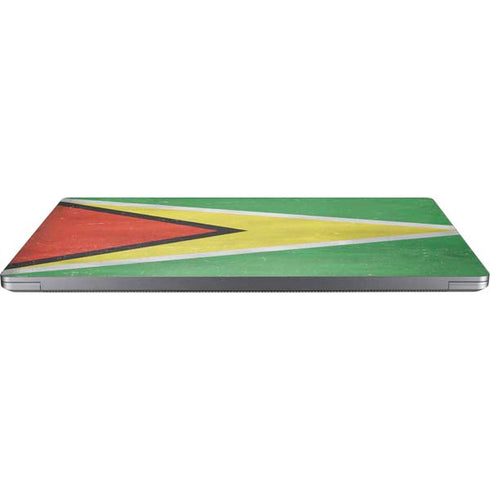 Guyana Flag Distressed Universal Laptop 16in (13 x 9.4in) Skin